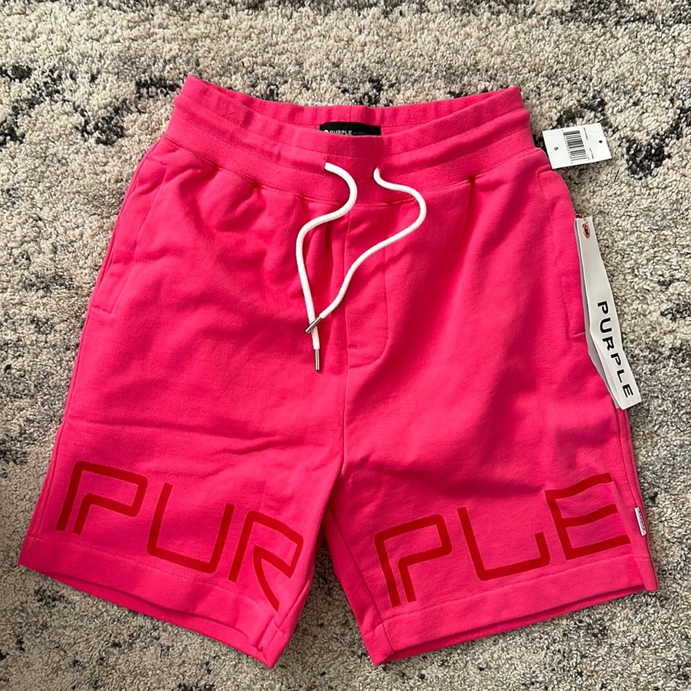 Hot pink French Terry shorts men’s size small